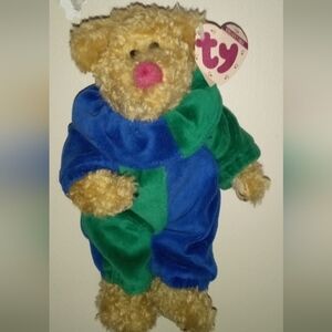 Vintage TY 1993 Attic Treasure 11" Jointed Teddy Bear